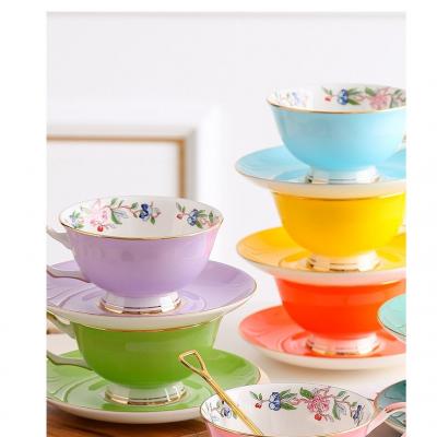 Bộ Ấm Chén Phong Cách Châu Âu Các Màu